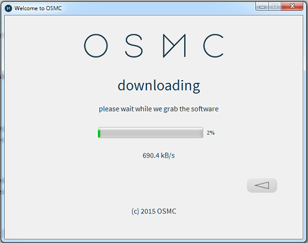 OSMC Wait Installation